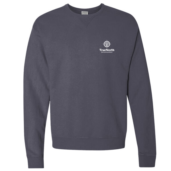 True North - Garment-Dyed Unisex Crewneck Sweatshirt Thumbnail